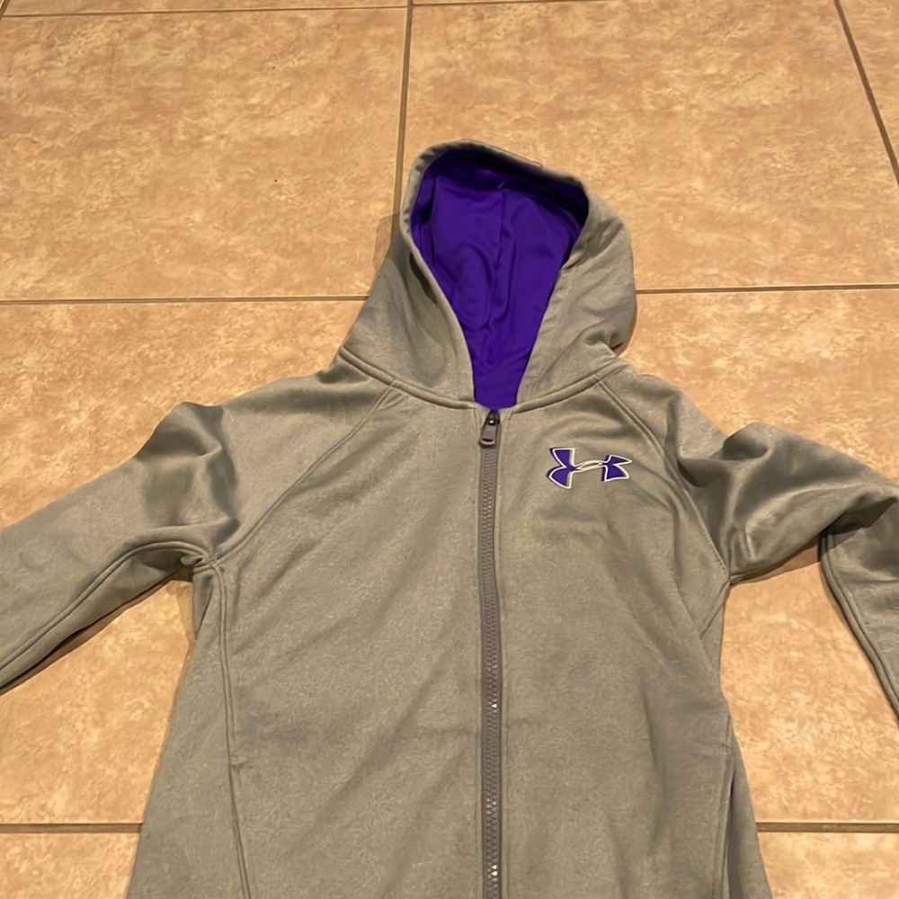 Grey under armor jacket-10
